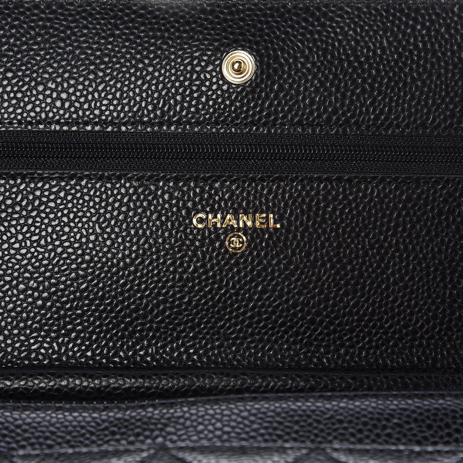 Chanel Caviar Quilted Wallet On Chain WOC Black 6 of 9