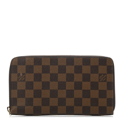Louis Vuitton Damier Ebene Zippy Organizer Wallet 1 of 4