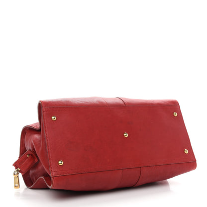 Saint Laurent Sheepskin Large Cabas ChYc Red 3 of 10