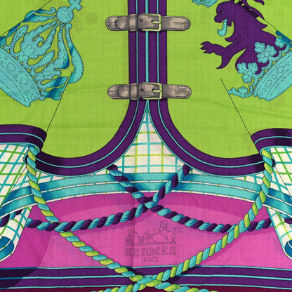 Hermes Cashmere Silk Grande Tenue Shawl 140 2 of 5