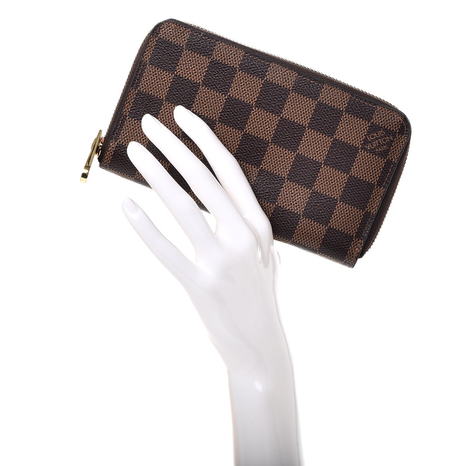 Louis Vuitton Damier Ebene Compact Zippy Wallet 2 of 7