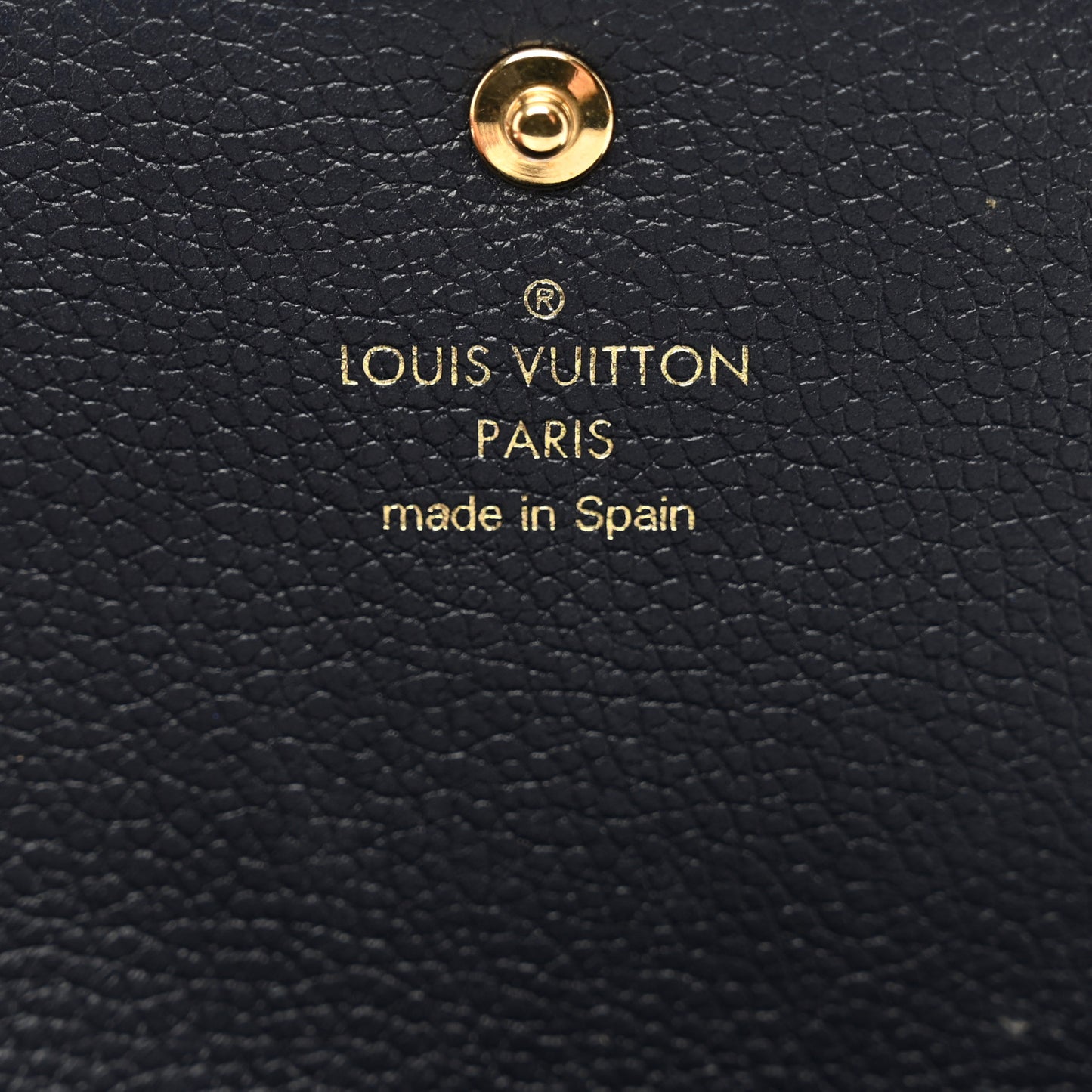 Empreinte Emilie Wallet Marine Rouge