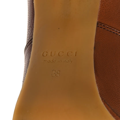 Gucci Calfskin Edith Ankle Boots 38 Cuir 7 of 7