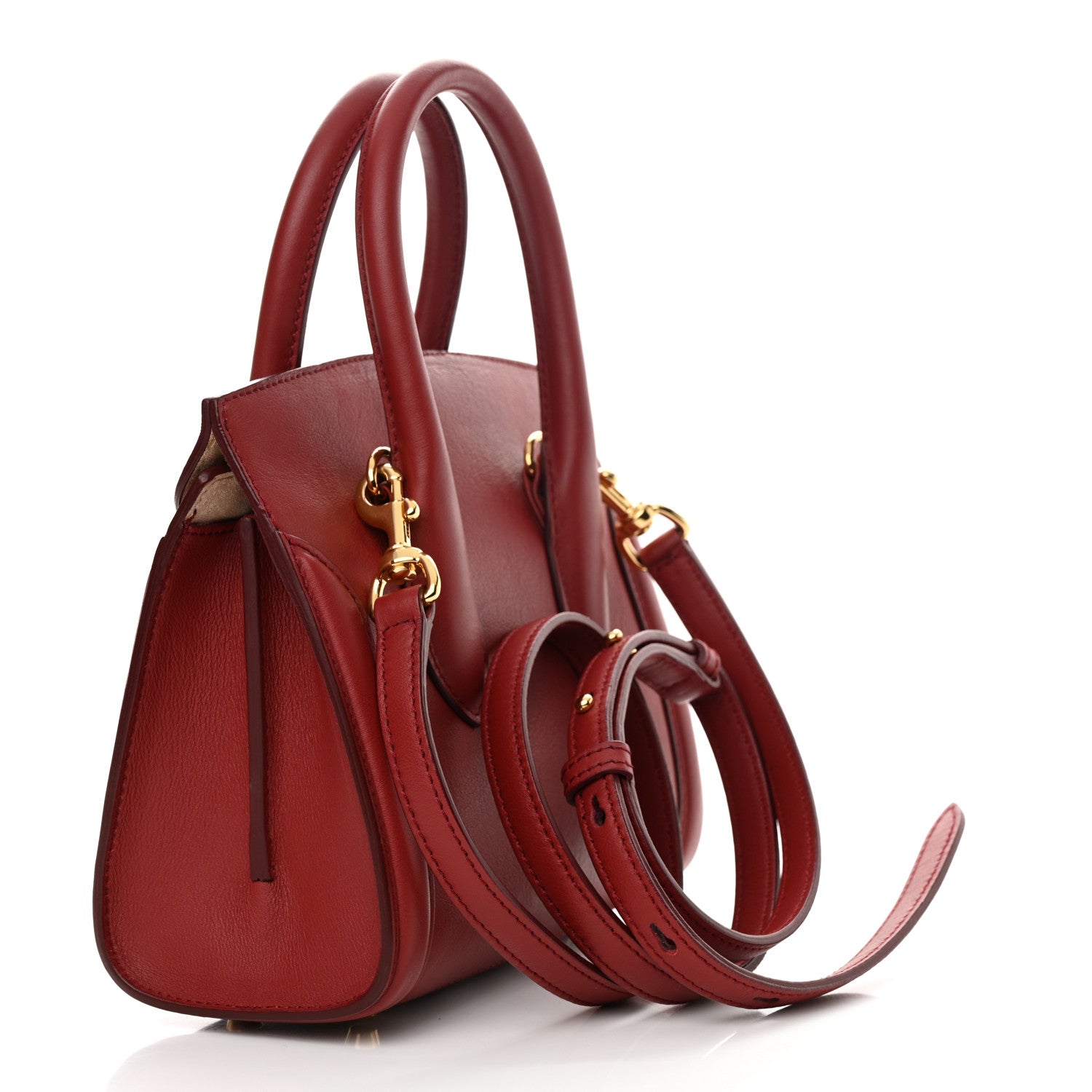 Alexander McQueen Calfskin Mini Heroine 21 Scarlet 3 of 14