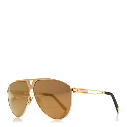 Louis Vuitton Tonca Sunglasses Z2314U Gold 1 of 8