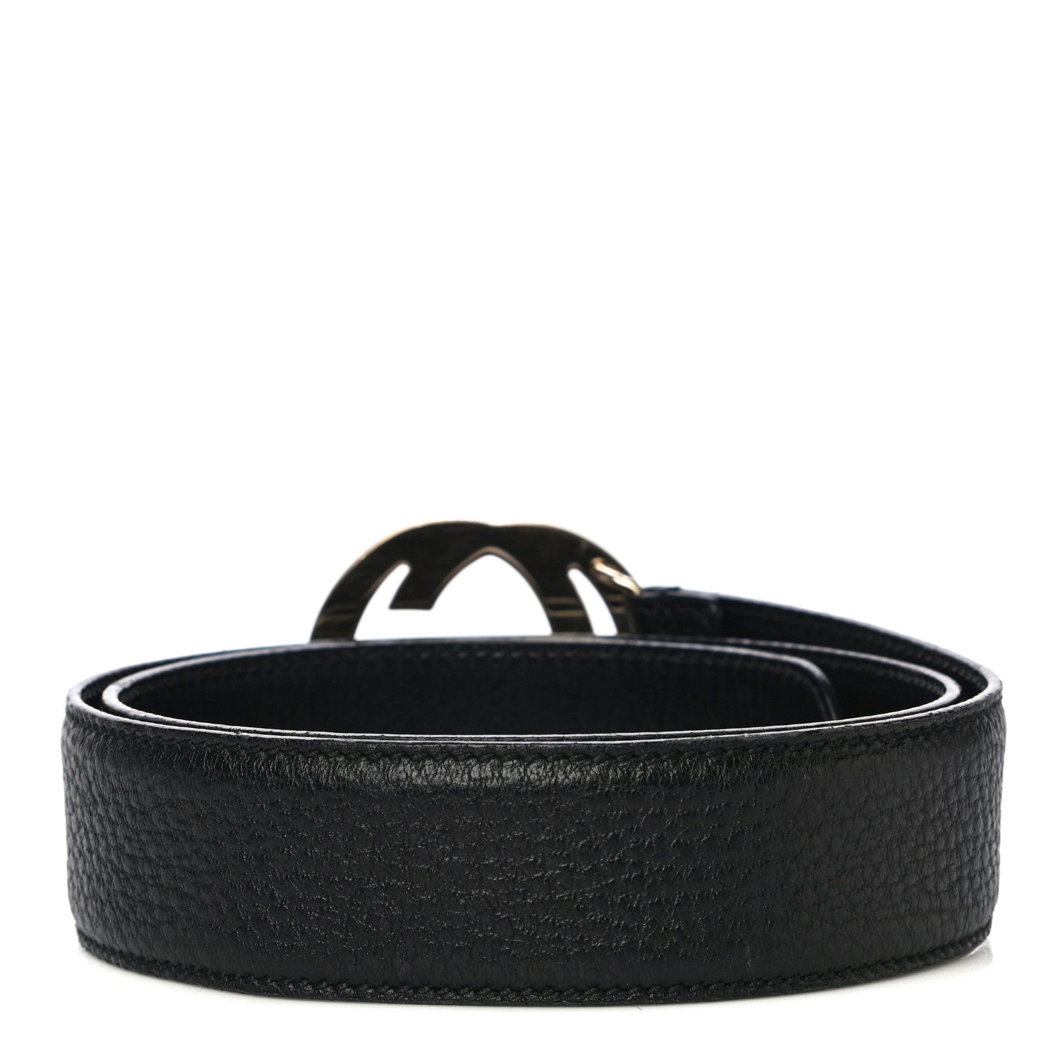 Gucci Calfskin Interlocking G 40mm Belt 85 34 Black 2 of 12