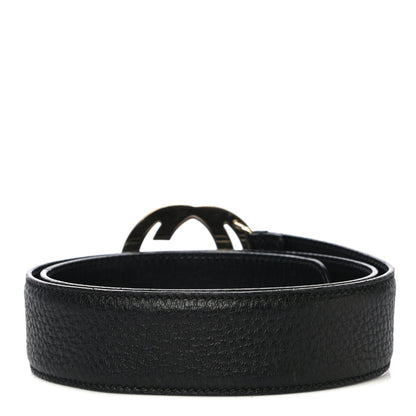 Gucci Calfskin Interlocking G 40mm Belt 85 34 Black 2 of 12