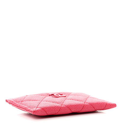 Chanel Caviar Quilted Incognito Card Holder Pink 4 of 9