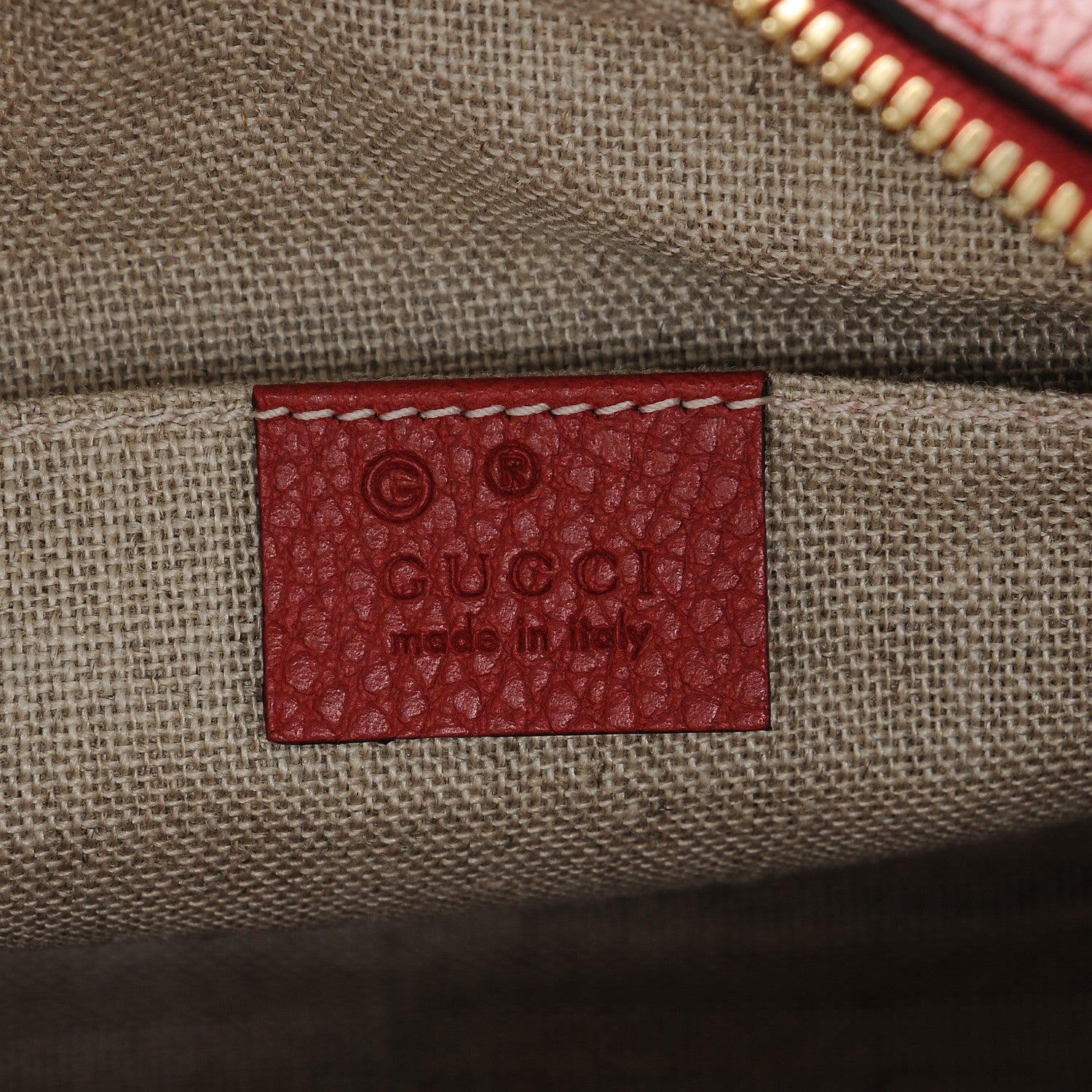 Gucci Monogram Mini Bree Messenger Bag Red 6 of 6