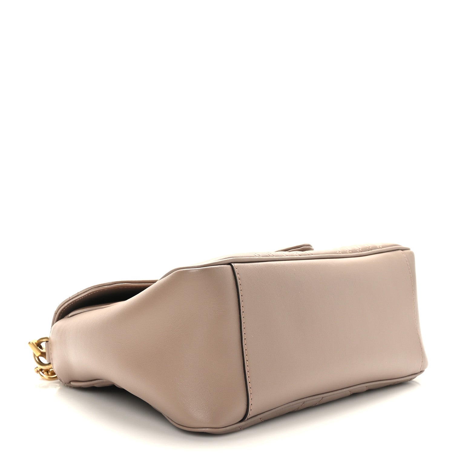 Gucci Calfskin Matelasse Small GG Marmont Top Handle Shoulder Bag Porcelain Rose 4 of 9