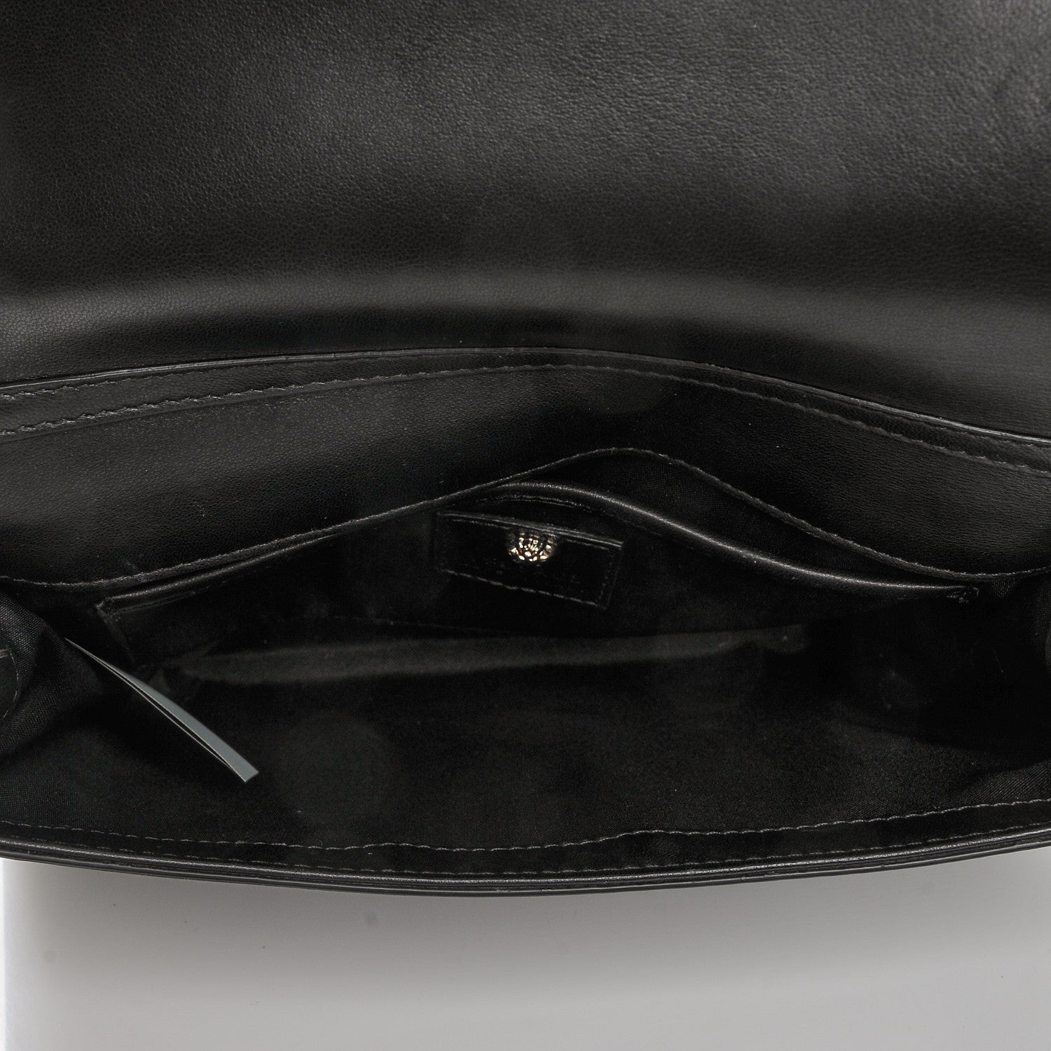 Versace Patent Palazzo Medusa Chain Evening Bag Black 5 of 6