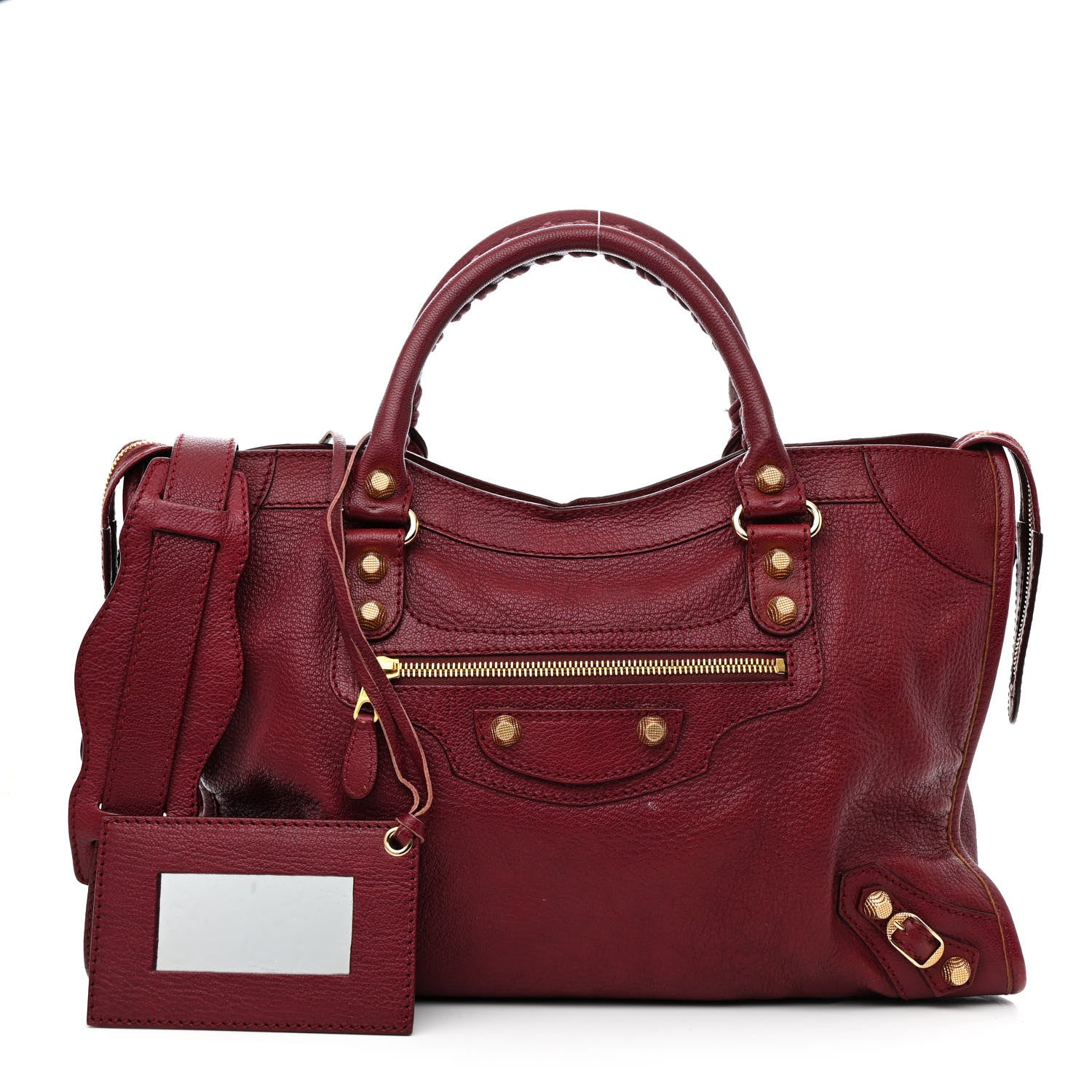 Balenciaga Chevre Hamilton Giant 12 Gold Hardware City Bordeaux 3 of 16