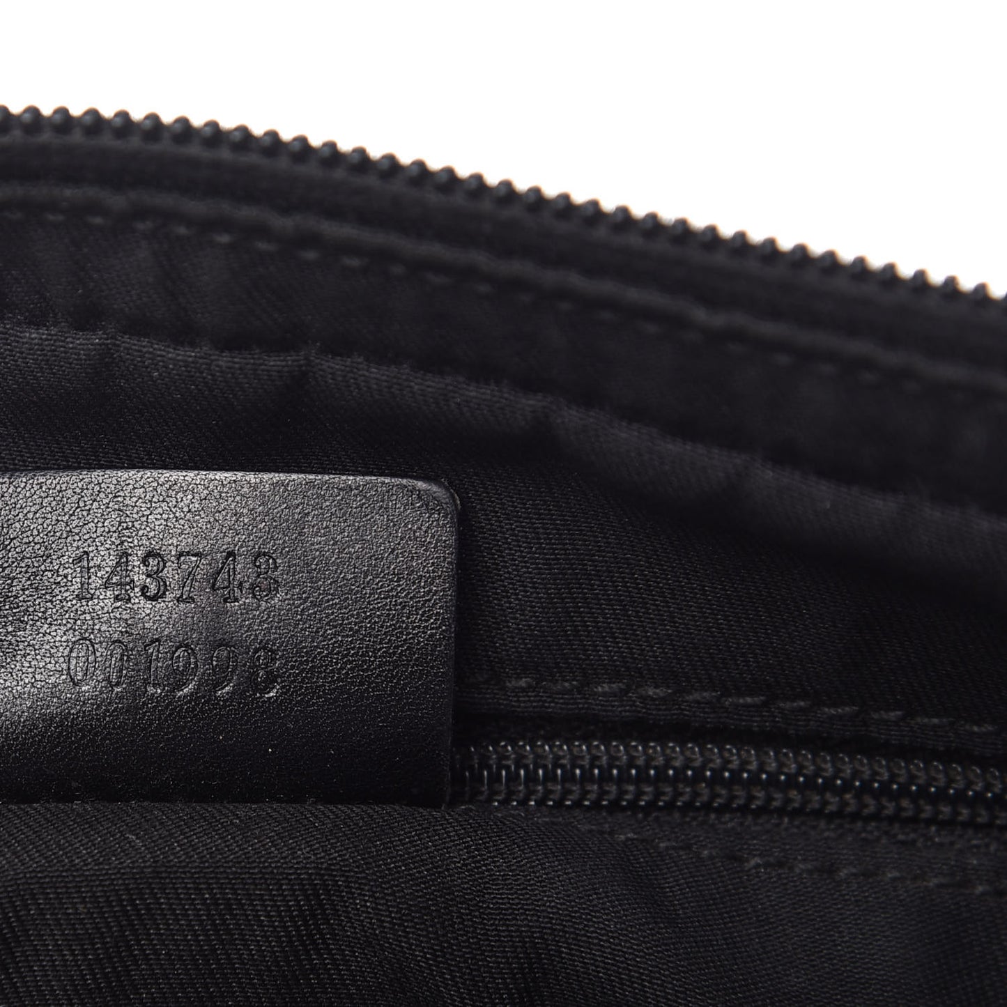 Nylon Monogram Shoulder Bag Black