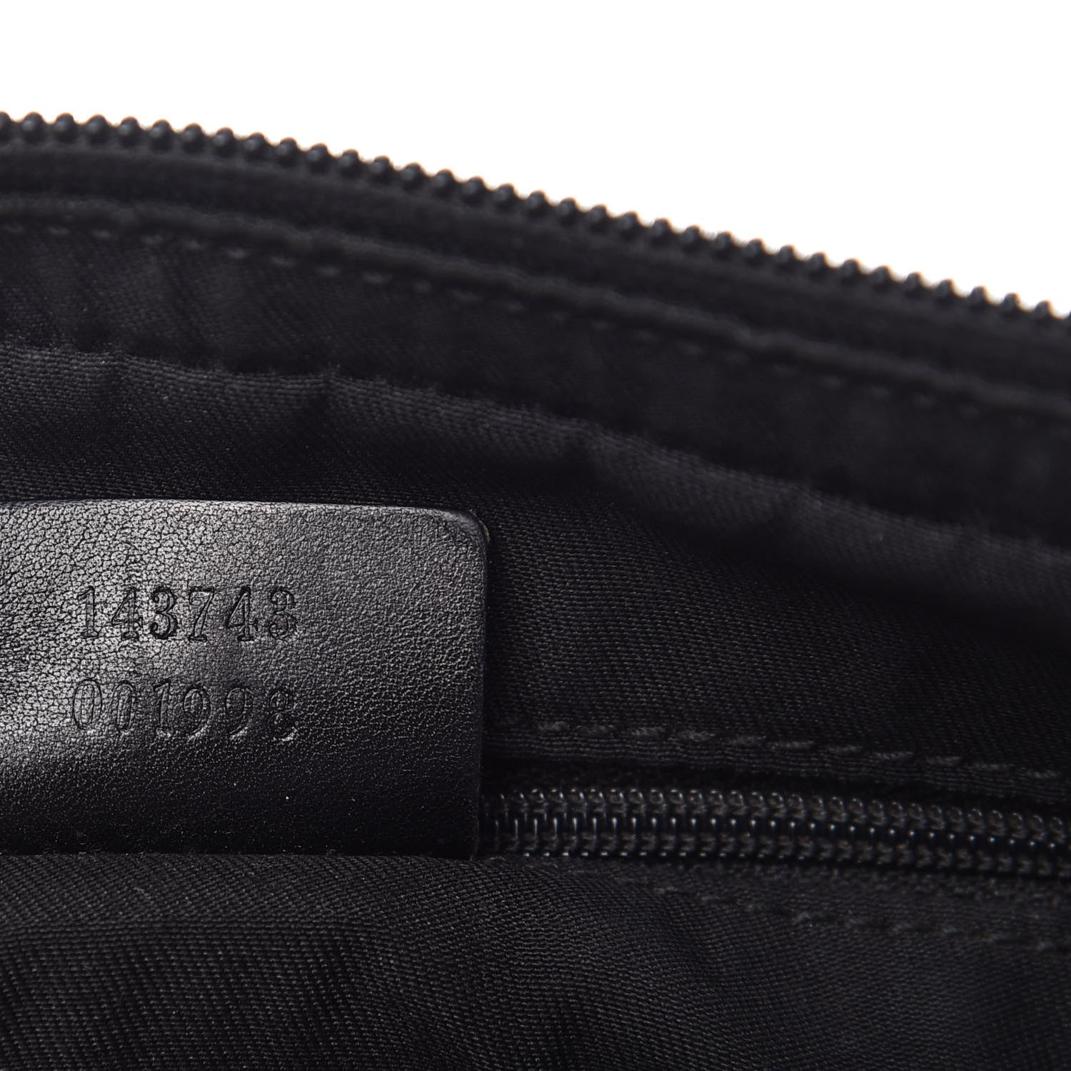 Gucci Nylon Monogram Shoulder Bag Black 9 of 13
