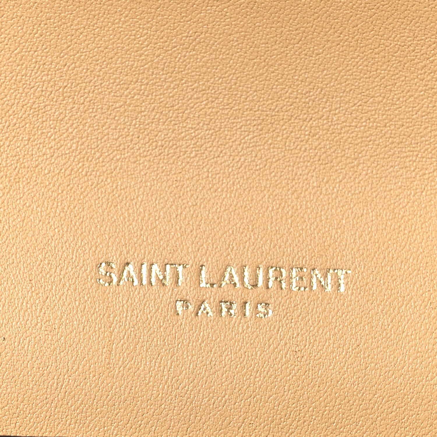 Saint Laurent Micro Raffia Monogram Uptown Chain Wallet Natural Hay Blush 6 of 14