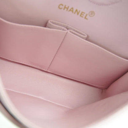 Chanel Lambskin Quilted Small Double Flap Pink 6 of 12