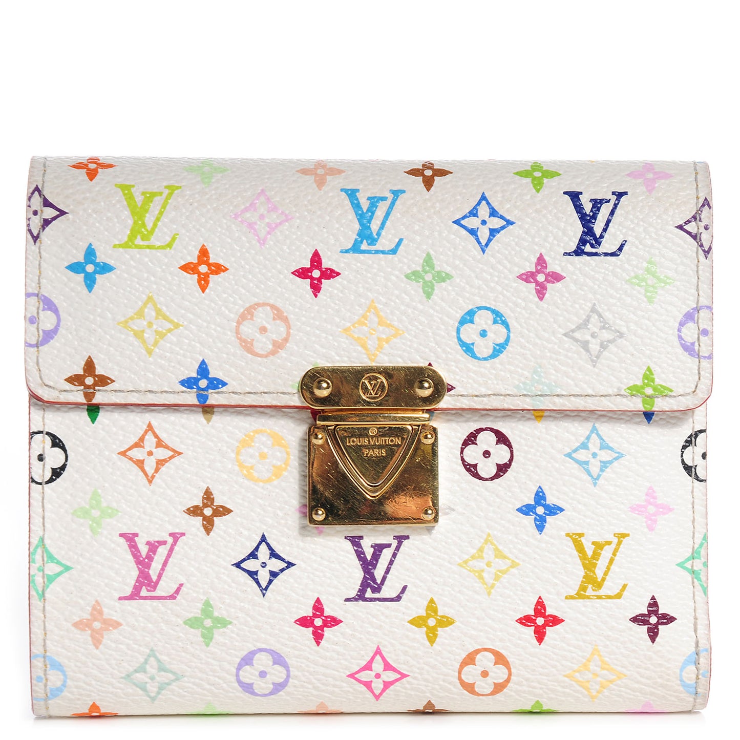 Monogram Multicolor Koala Wallet White