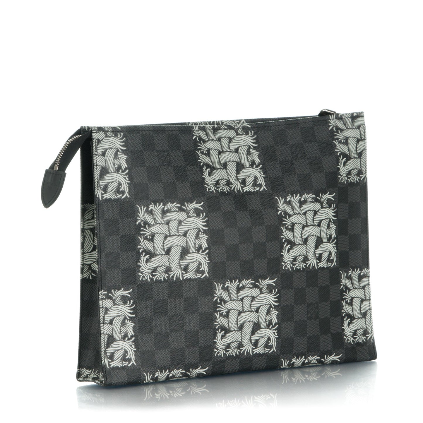 Damier Graphite Rope Pochette Voyage White