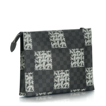 Louis Vuitton Damier Graphite Rope Pochette Voyage White 3 of 7