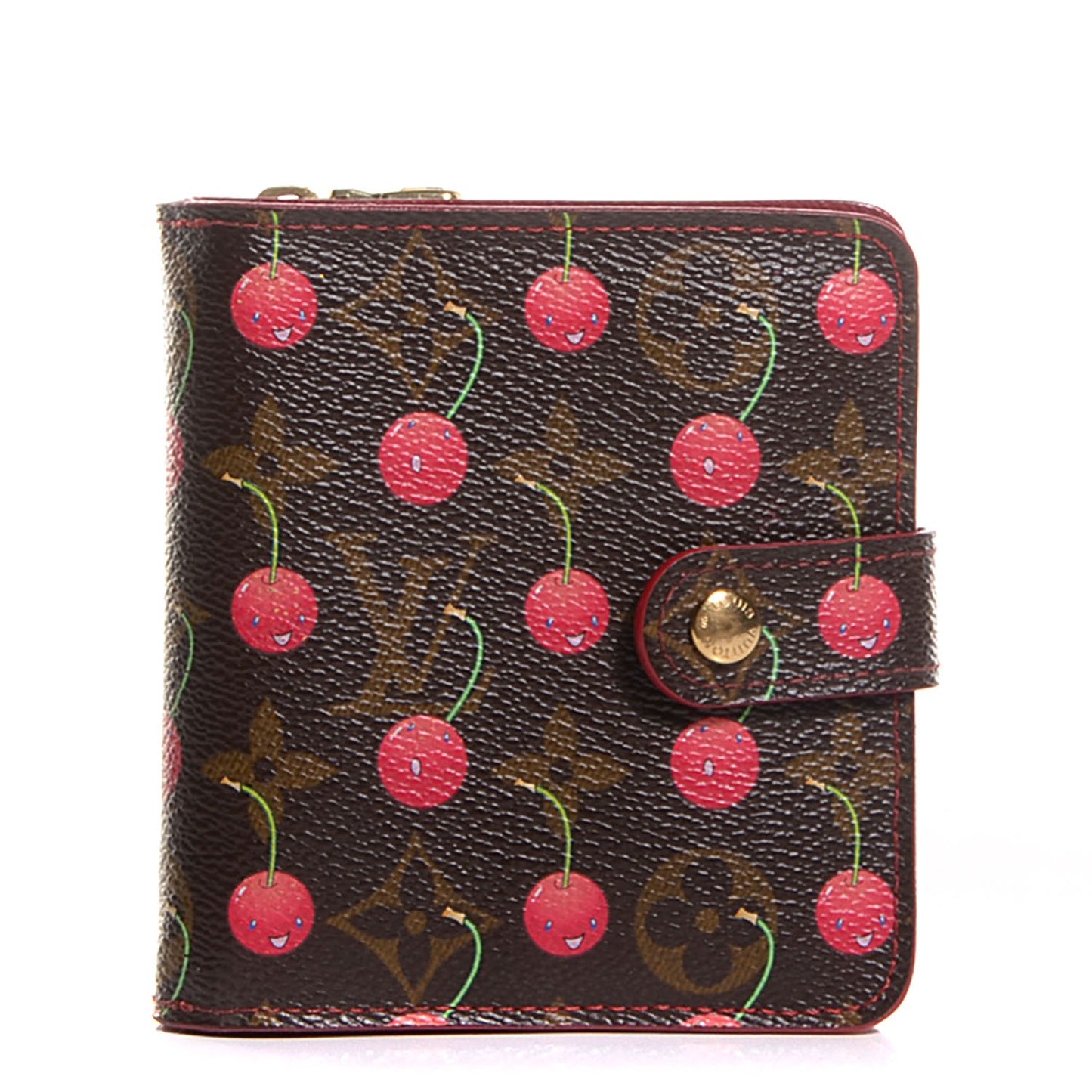 Monogram Cerises Compact Zippe Wallet