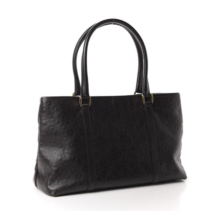Gucci Calfskin Horsebit Embossed Joy Tote Black 3 of 11