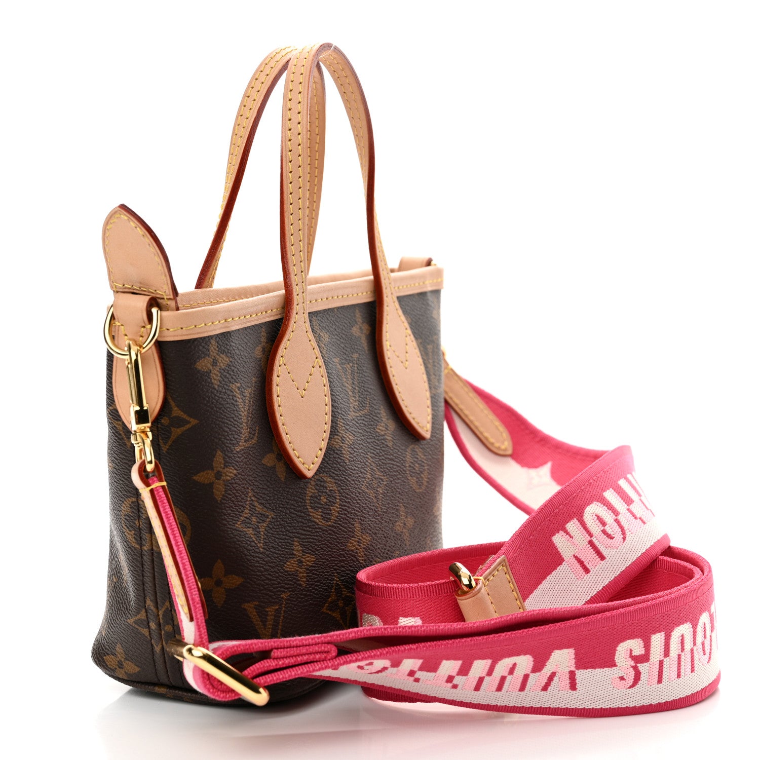 Louis Vuitton Monogram Neverfull BB Pink Peony 4 of 11