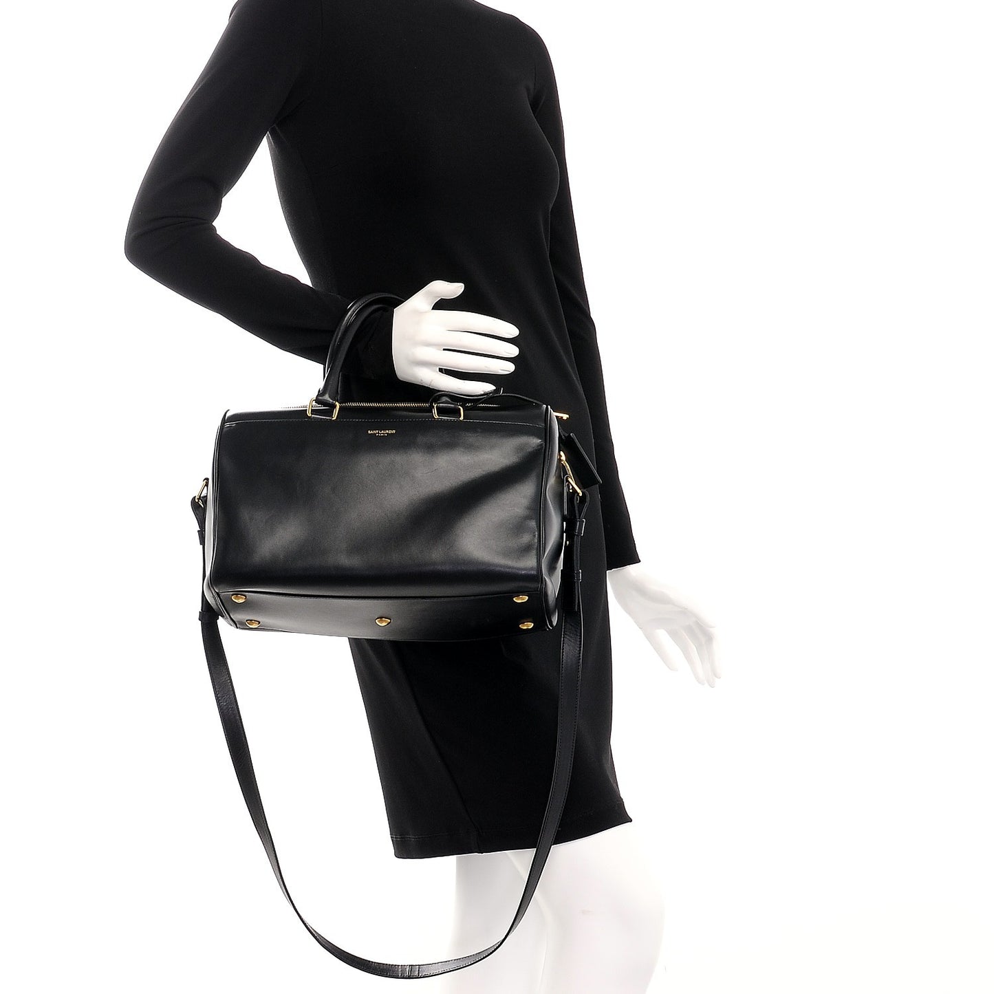 Calfskin Classic Duffle 6 Black