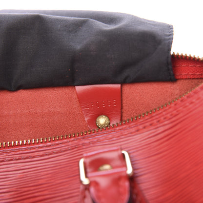 Louis Vuitton Epi Speedy 25 Castillan Red 9 of 10