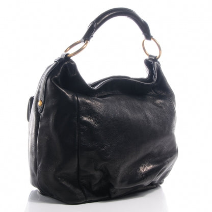 Prada Cervo Shine Hobo Nero Black 3 of 9