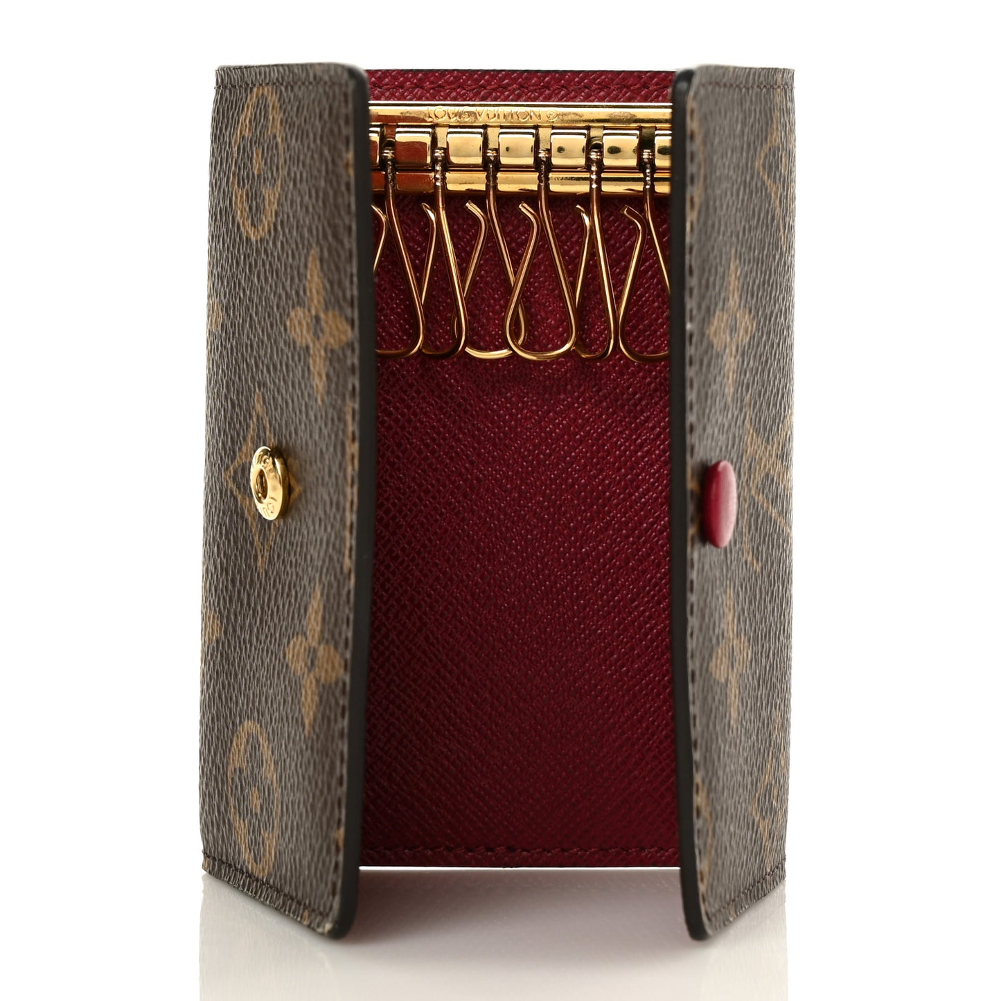 Monogram 6 Key Multicles Holder Fuchsia
