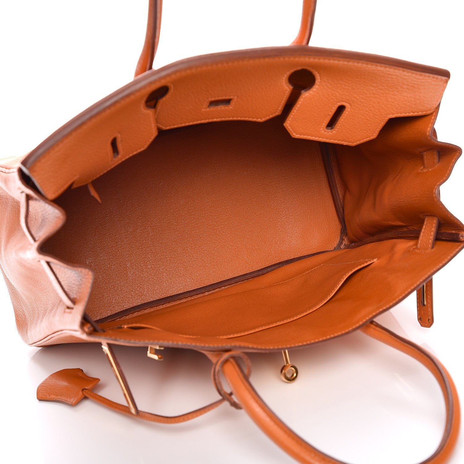 Hermes Chevre de Coromandel Birkin 30 Potiron 7 of 26