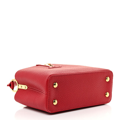 Louis Vuitton Taurillon Mini Capucines Scarlet 4 of 10