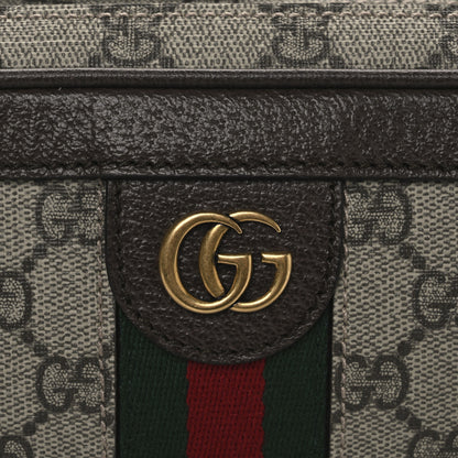 Gucci GG Supreme Monogram Web Small Ophidia Top Handle Shoulder Bag Brown 8 of 10