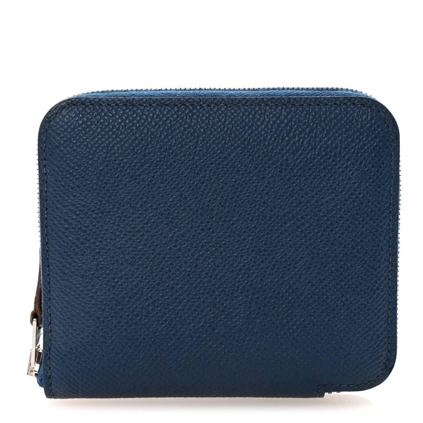 Epsom Silk'In Compact Wallet Deep Bleu