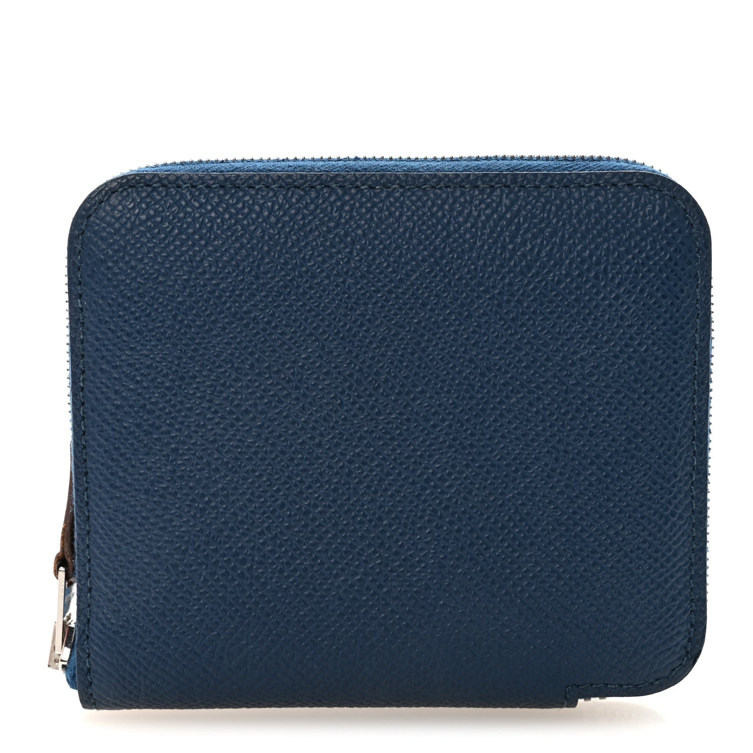 Hermes Epsom Silk'In Compact Wallet Deep Bleu 1 of 7