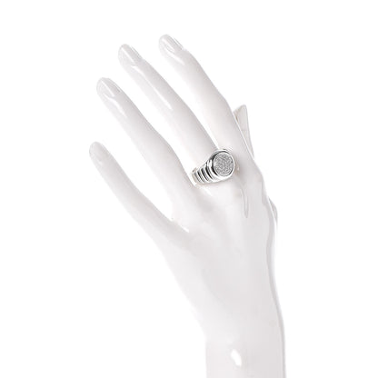 John Hardy Sterling Silver Diamond Bedeg Ring 57 8 2 of 5