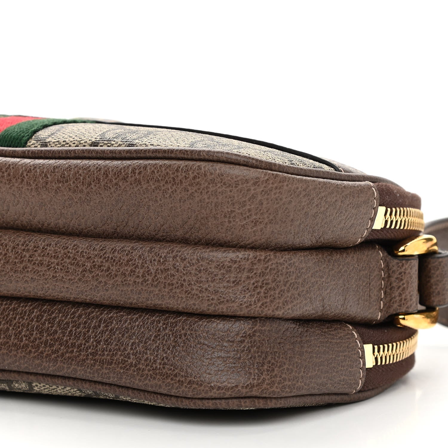 Gucci GG Supreme Monogram Web Mini Ophidia GG Bag Brown 12 of 14
