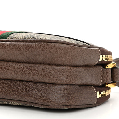 Gucci GG Supreme Monogram Web Mini Ophidia GG Bag Brown 12 of 14