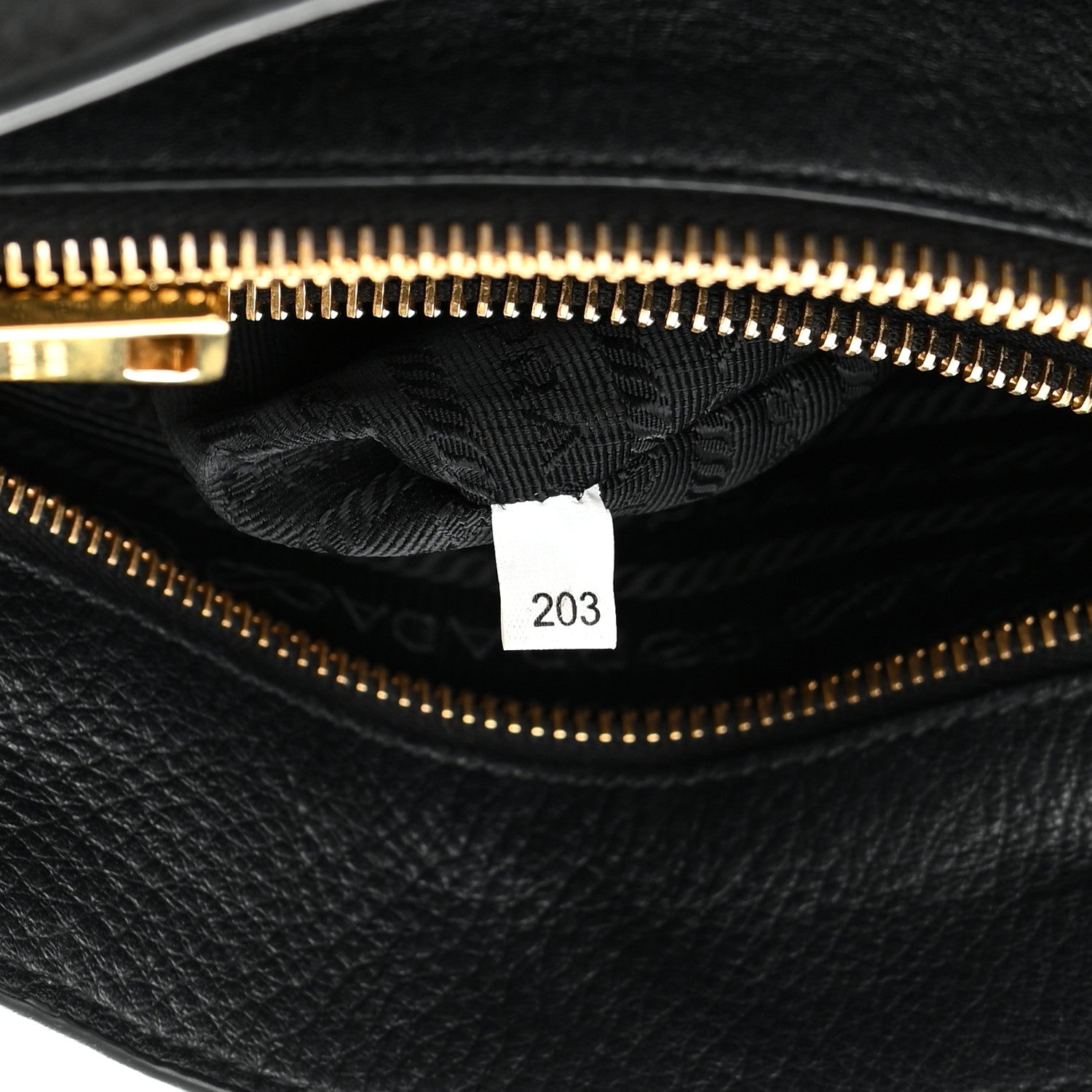 Prada Vitello Daino Tote Nero Black 9 of 23
