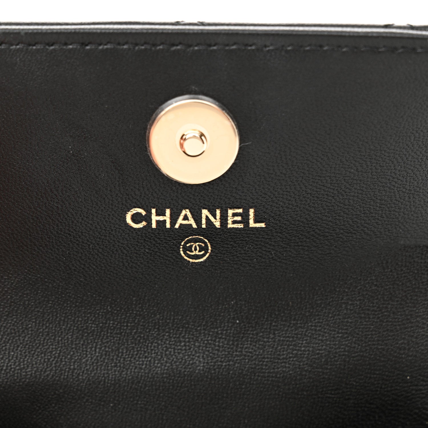 Chanel Lambskin Quilted Pearl Chain Belt Bag Black 6 of 12