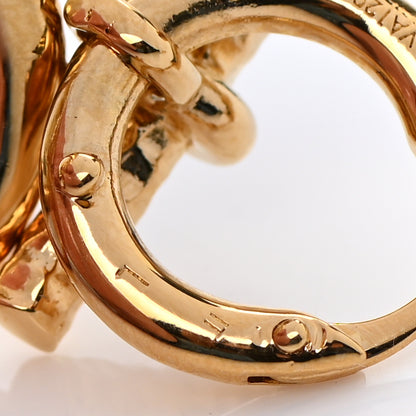 Louis Vuitton Baby Louise Earrings Gold 6 of 7