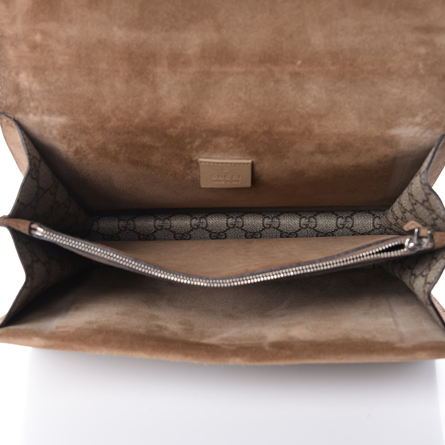 Gucci GG Supreme Monogram Medium Dionysus Shoulder Bag Taupe 5 of 15