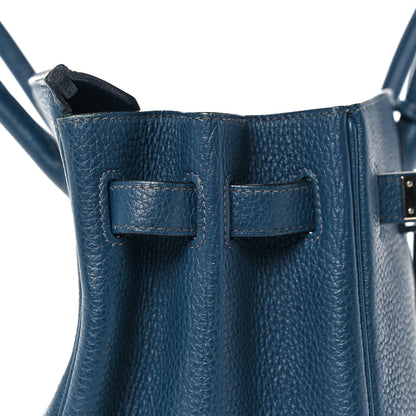 Hermes Togo Birkin 30 Bleu De Malte 15 of 35