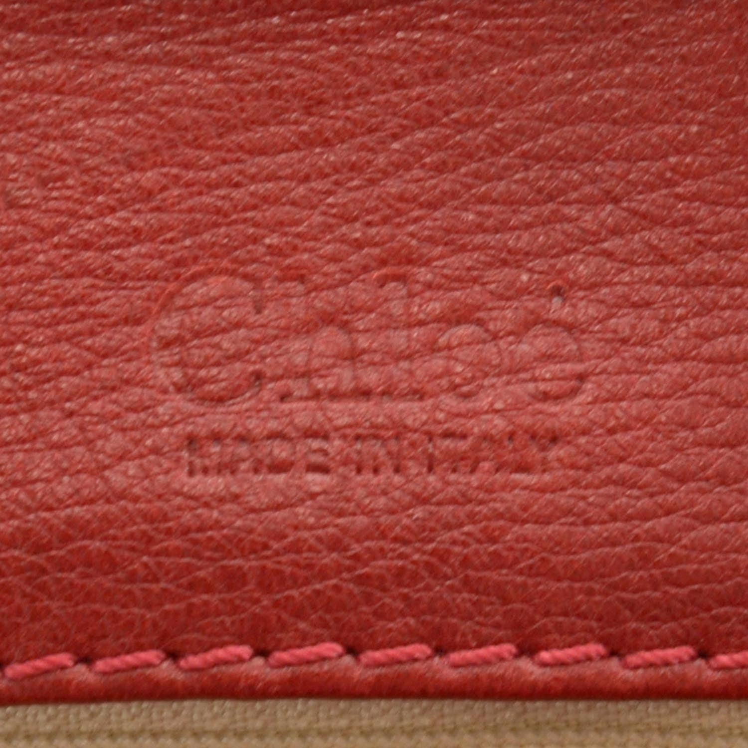 Chloe Leather Paddington Satchel Red 5 of 7