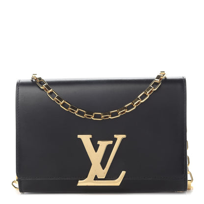 Louis Vuitton Calfskin Chain Louise GM Black 1 of 9