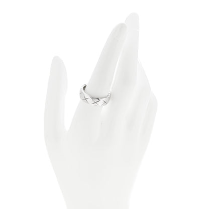 Chanel 18K White Gold Small Coco Crush Ring 58 8.5 2 of 6
