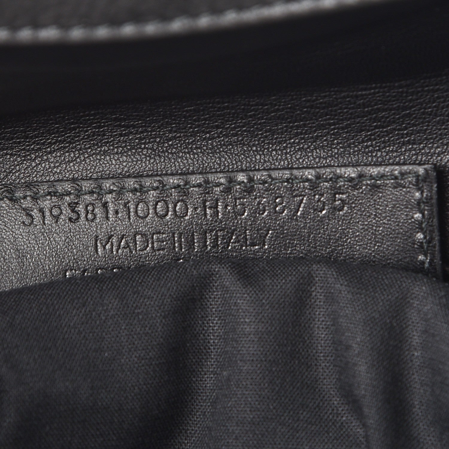 Balenciaga Matte Goatskin Rubber Covered Classic Hardware Envelope Clutch Black 7 of 7