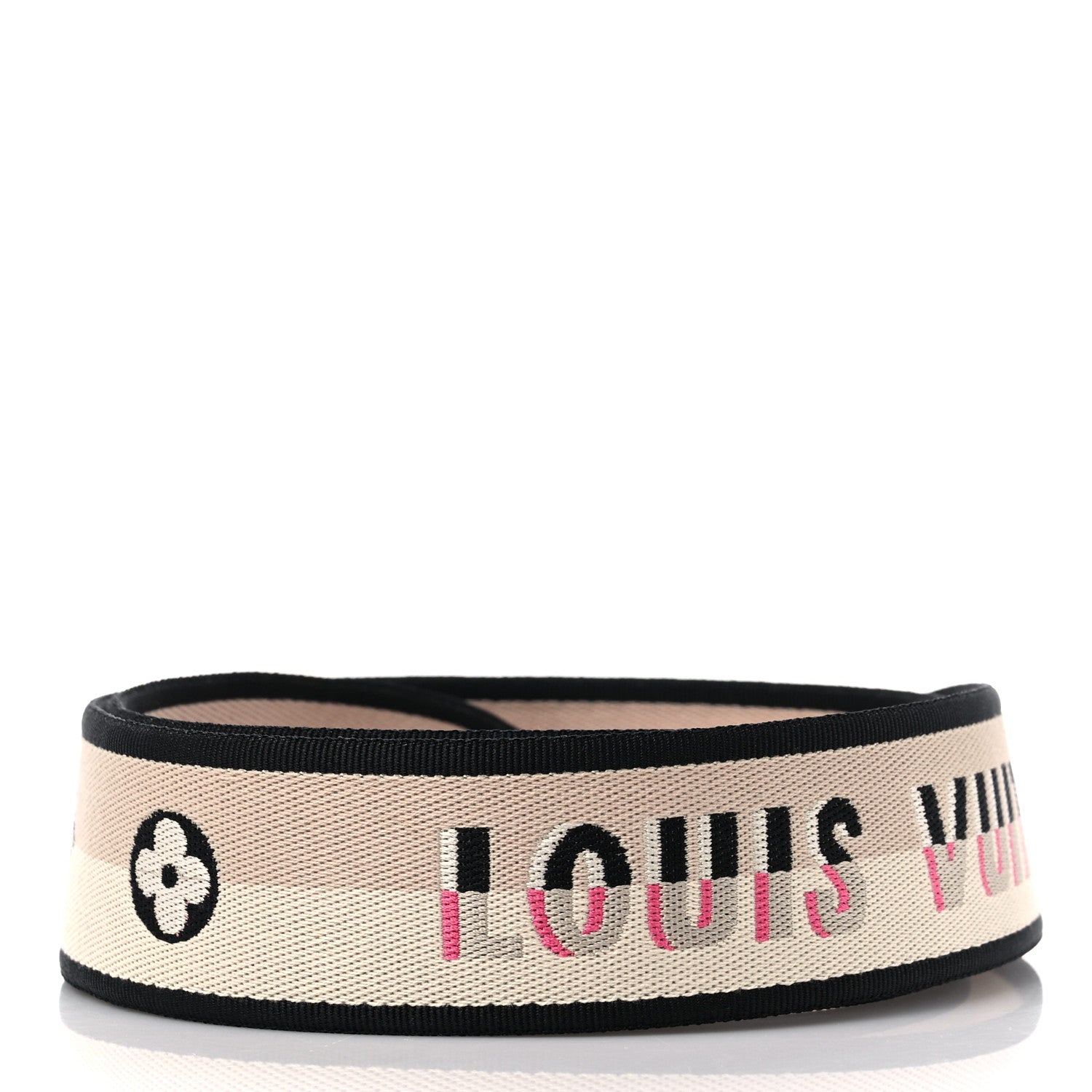 Louis Vuitton Jacquard Speedy Bandouliere 20 Shoulder Strap Black 2 of 3