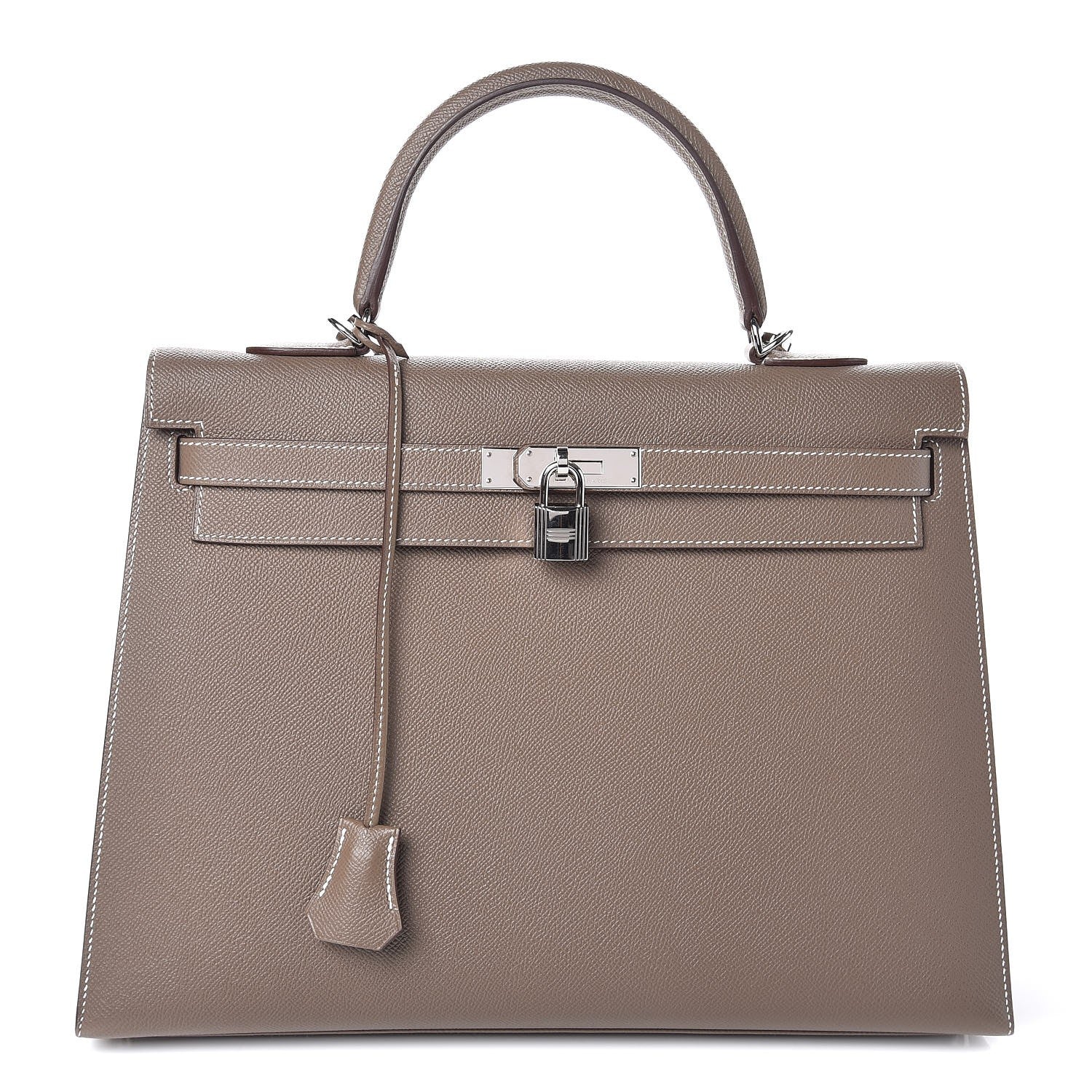 Hermes Epsom Kelly Sellier 35 Etoupe 1 of 39