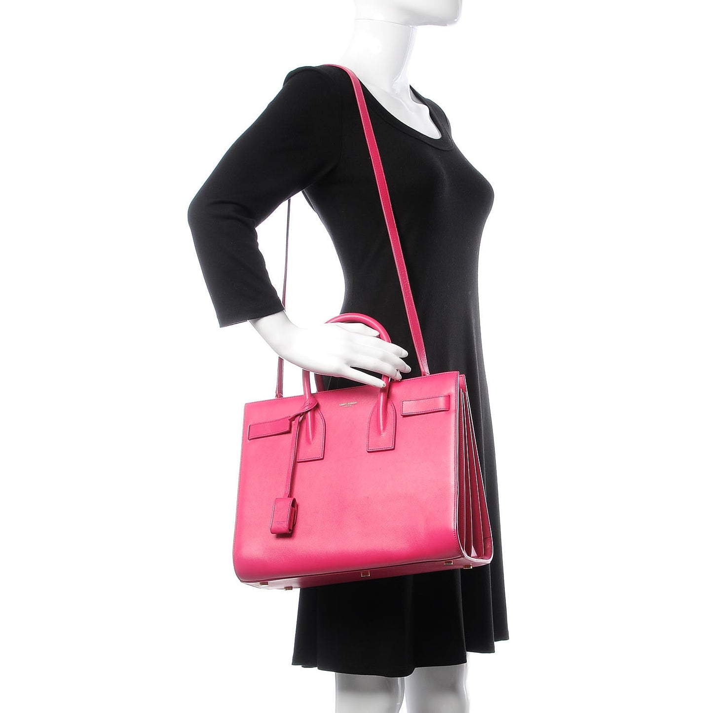Calfskin Small Sac De Jour Bubblegum